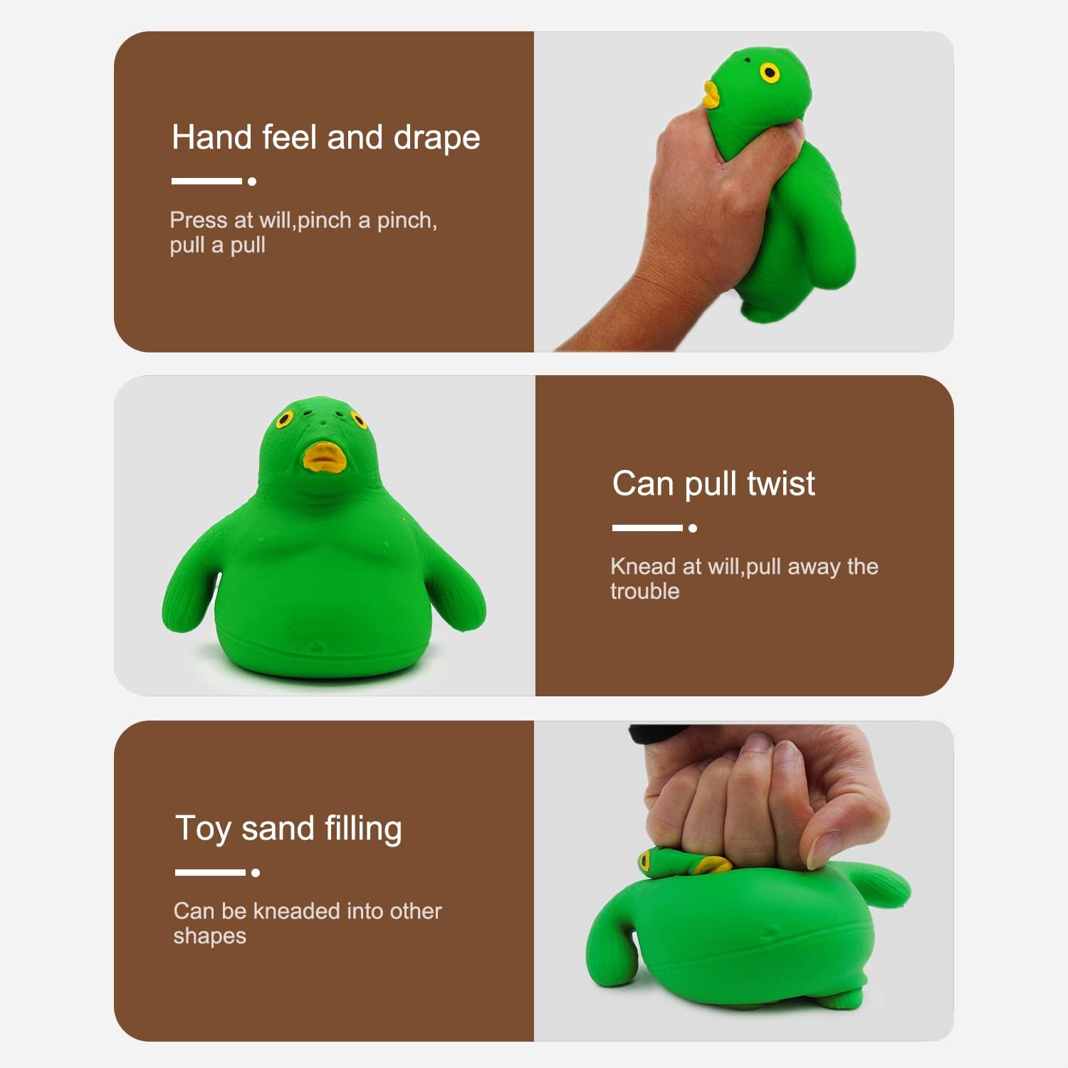 Imitating Small Fish, Baydways 14cm Green Small Fish, TPR Material, Cute Stress - Image 5