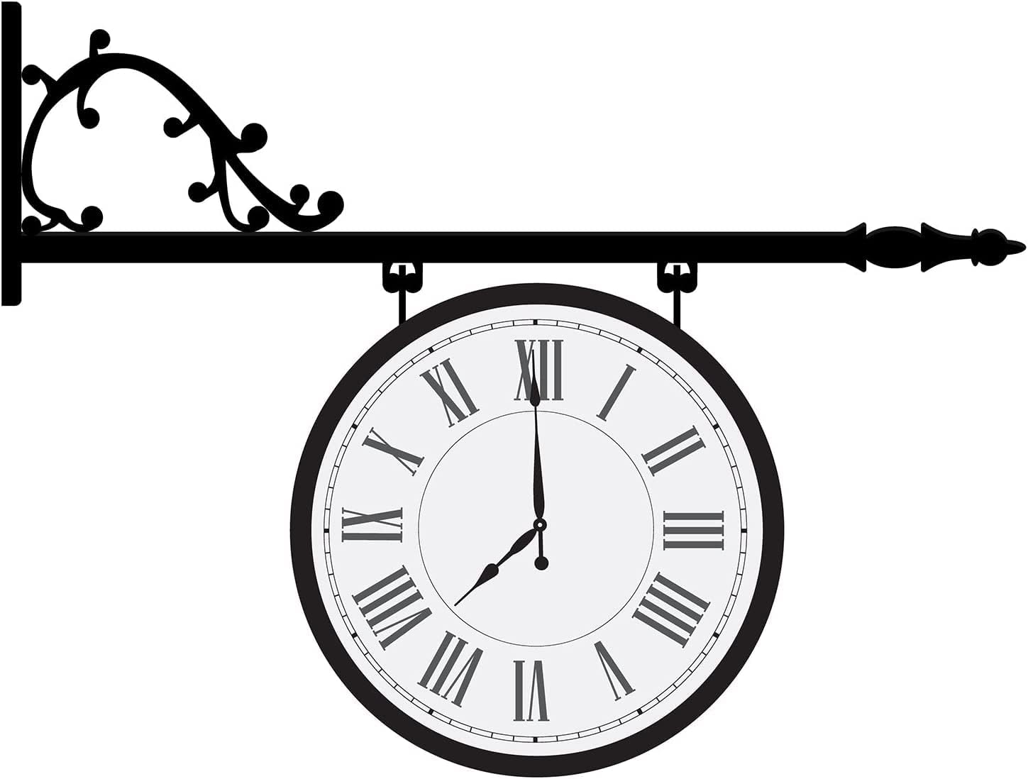 High Torque Long Shaft Clock Movement Mechanism with 12 Inch Long Spade Hands - Image 6