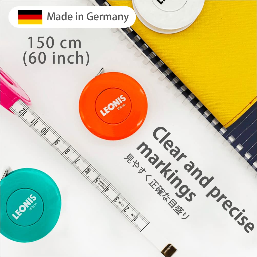 Spring Tape Measure 60 inch / 150 cm 1pc White - Image 4