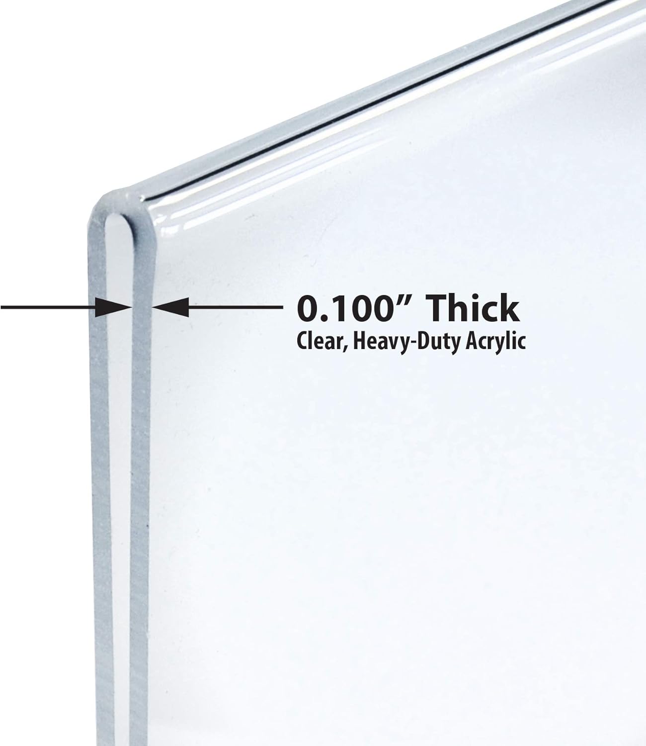 4-Inch by 6-Inch Vertical Double-Sided Stand Up Sign Holder, 10 Count - Image 3