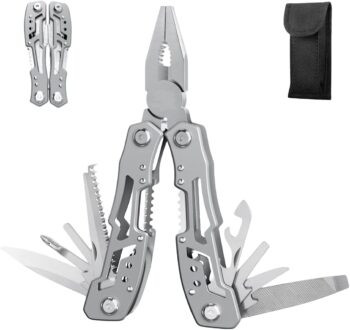 Dime Multi-Tool 14-in-1 with Safety Lock - Multipurpose Knife, Pliers