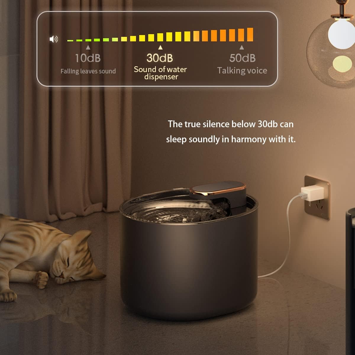 Cat Water Fountain, Pet Fountain Dog Water Dispenser 3L, Easy to Clean - Image 5