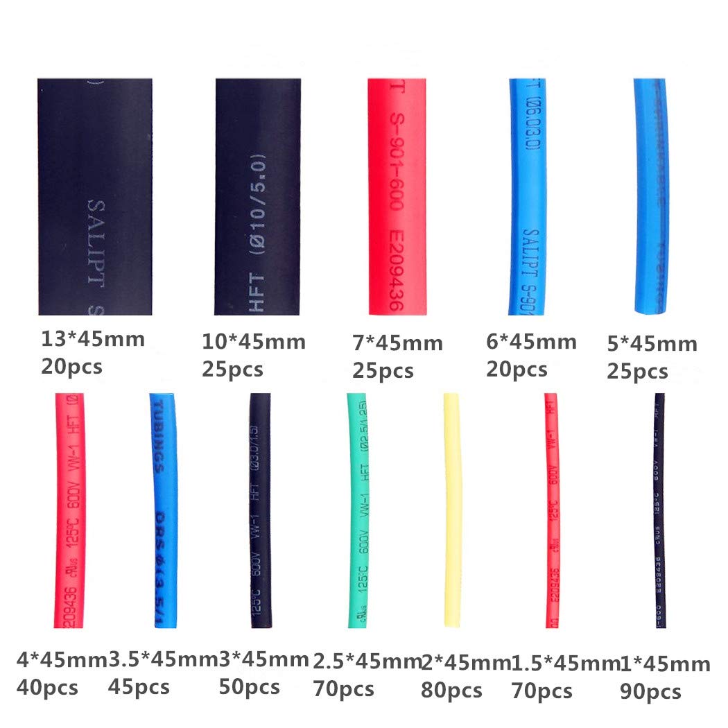 560PCS Heat Shrink Tubing Assortment 2:1 Electric Insulation Heat Shrink Tube - Image 3