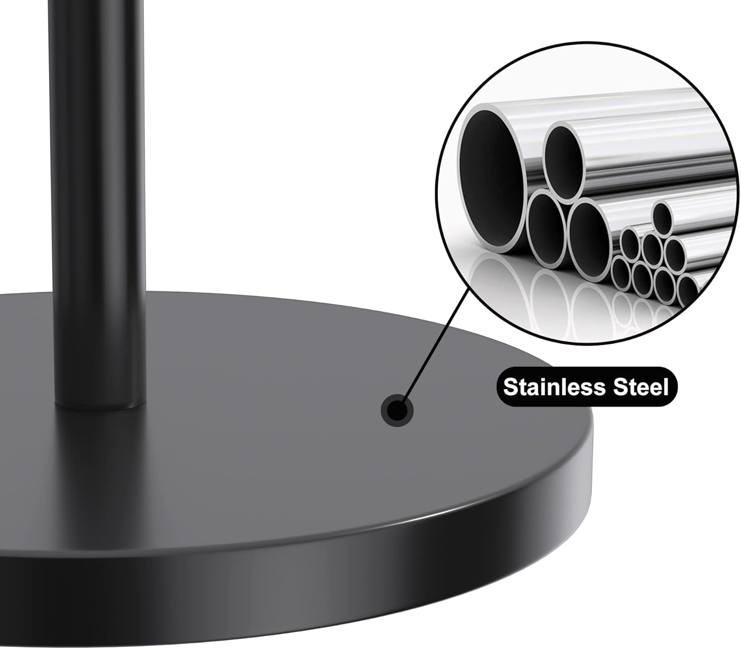 Toilet Paper Holder Stand(with Reserve Function), Free-Standing Toilet Paper - Image 4