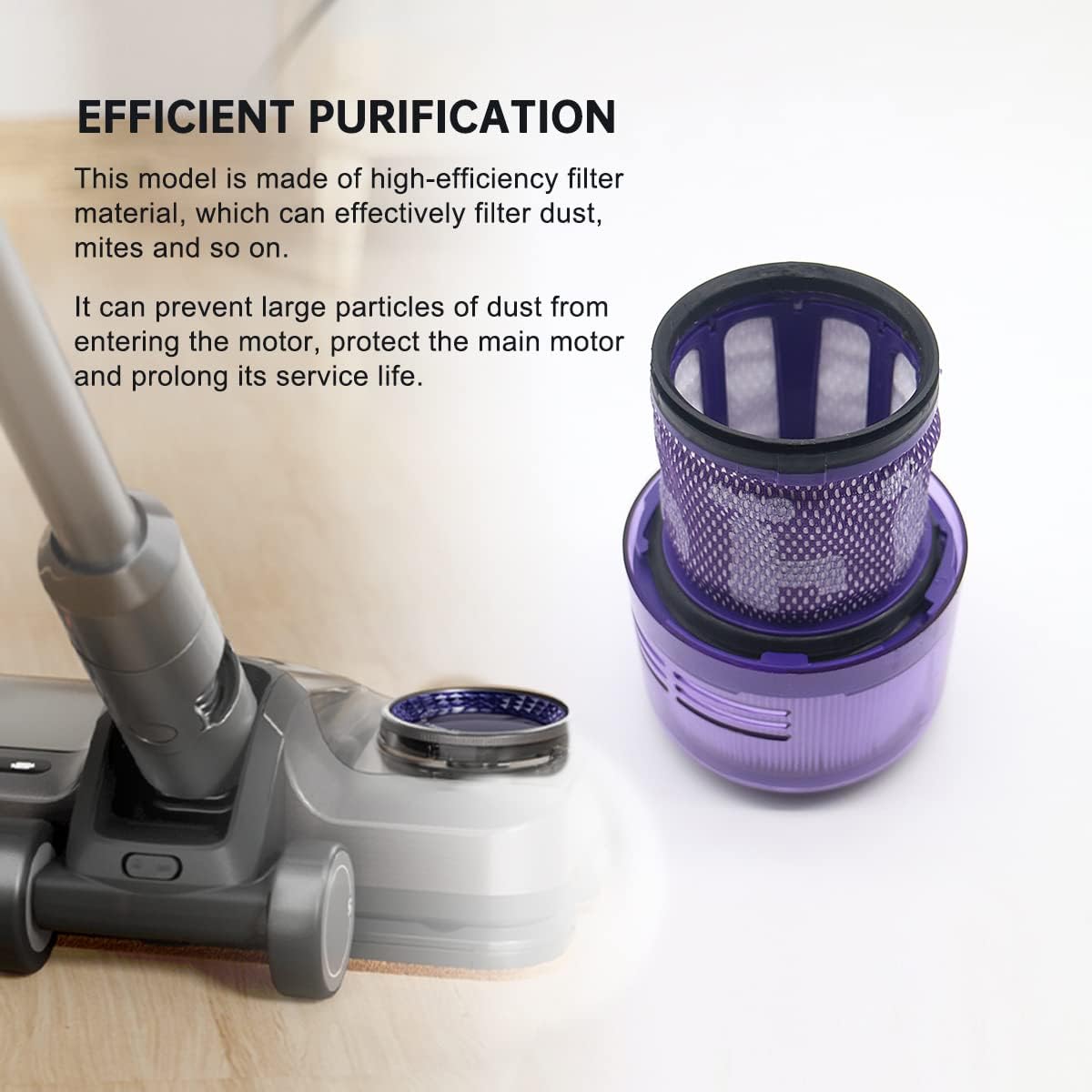 2pcs Washable Big Filter Replacements Unit for Dyson v11 filter&Sv14 Cyclone - Image 5