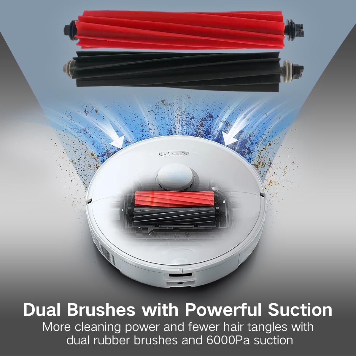 Accessories Kit for Xiaomi Roborock S8 Pro Ultra /S8 Docking, 2 Roller Brush - Image 5