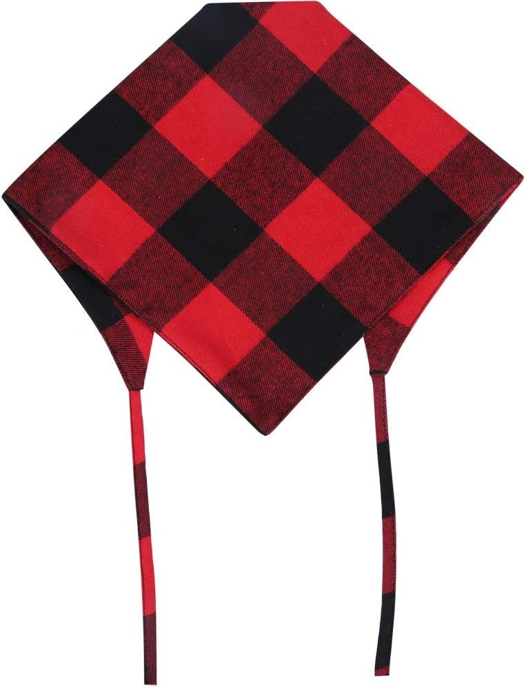 3 Pack Dog Bandana Plaid Reversible Triangle Bibs Scarf Accessories for Dogs - Image 3