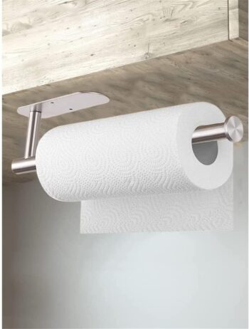 Sliver Paper Towel Holder ,Under Cabinet Paper Towel Holder for Kitchen