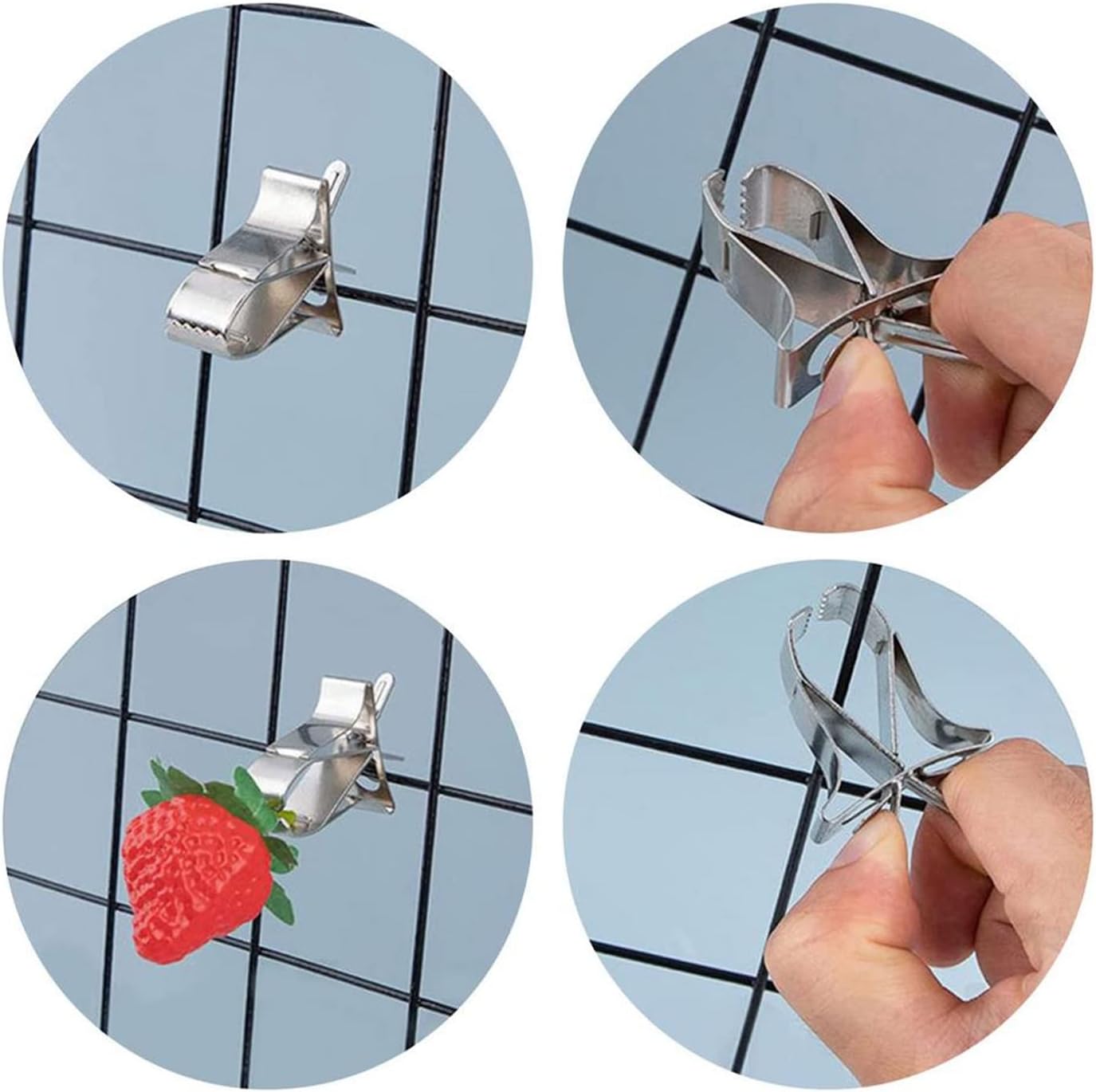 6 Pcs Bird Cage Food Holder Bird Feeder Parrot Fruit Vegtable Clips Feeder Bird - Image 6
