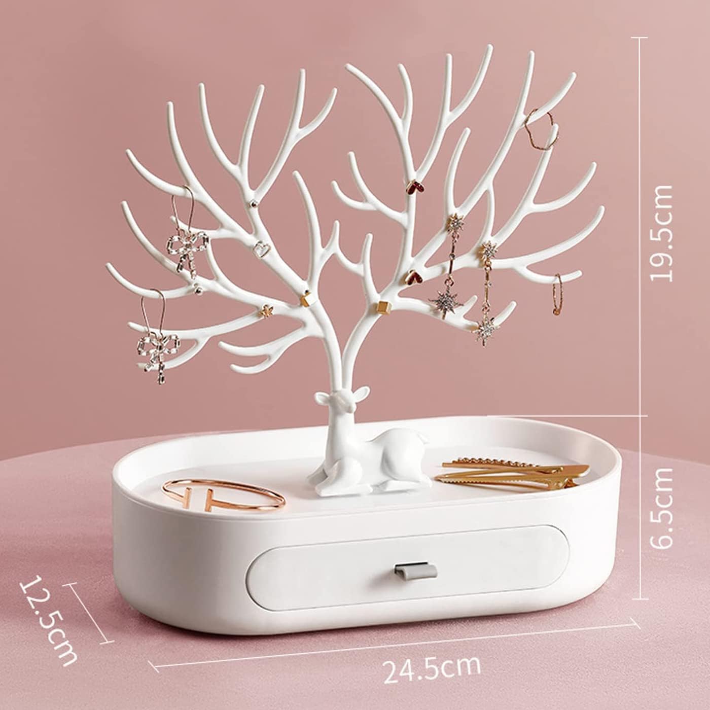 Antler Jewellery Stand, Deer Horn Tree Stand, Necklace Storage Display Rack - Image 5