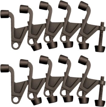 Jumbo Hinge Pin Door Stops, Oil-Rubbed Bronze, 10-Pack Oil Rubbed Bronze