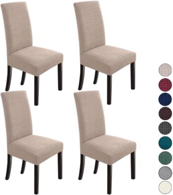 Dining Chair Covers Seat Parson Chair Slipcover for Dining  Room Set of 4