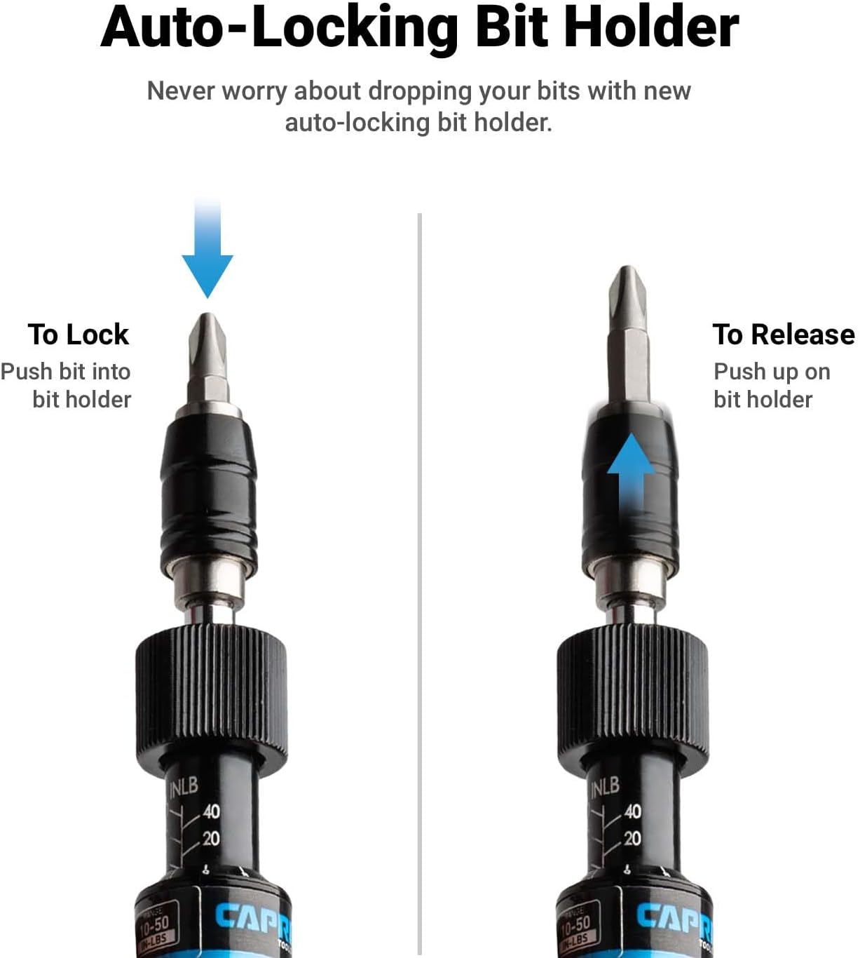 Torque Limiting Screwdriver Set, 10 to 50 inch-pounds in 1 inch-pound increments - Image 4