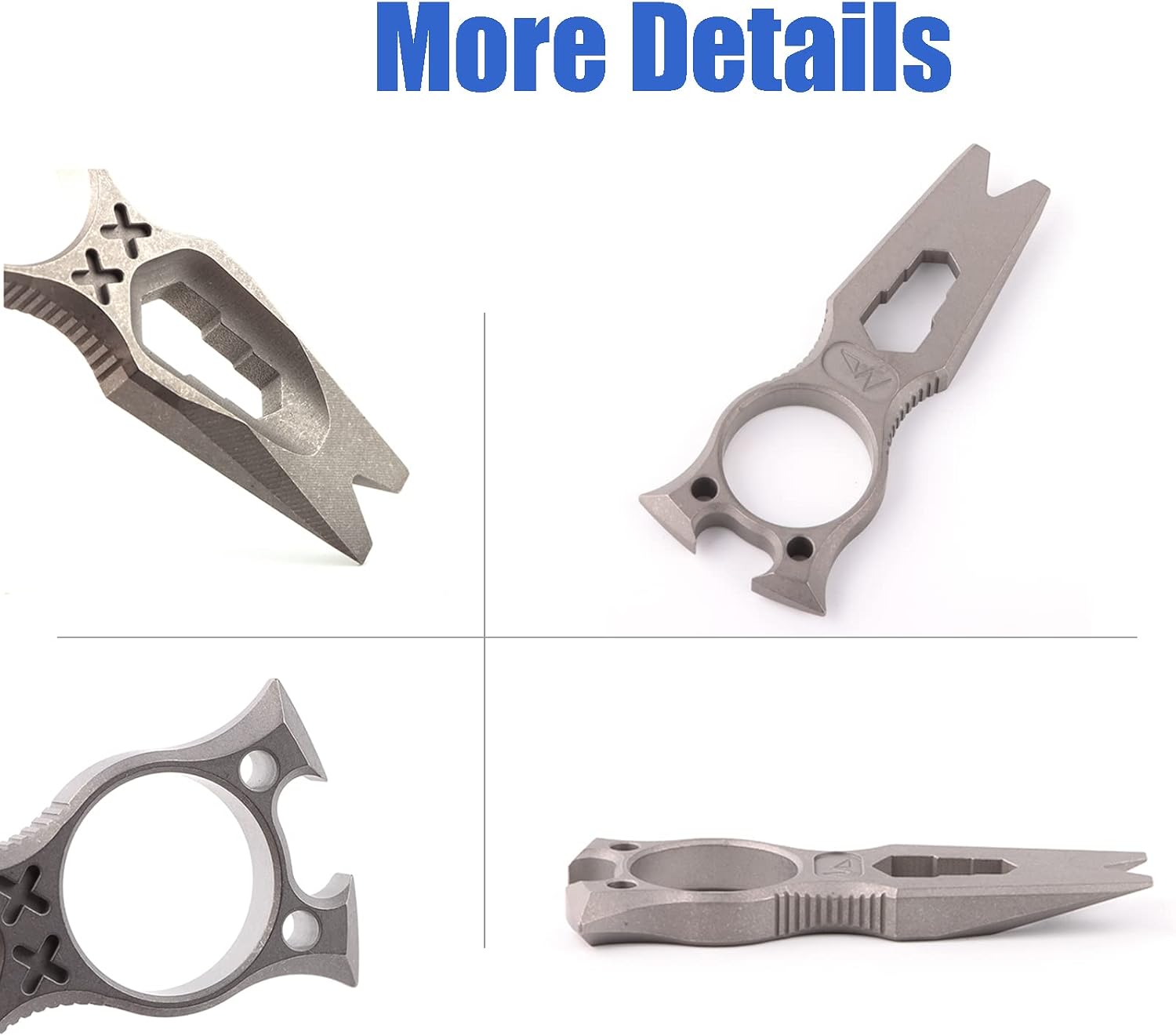 EDC Multi Tool with Wrench Bottle Opener Pry Bar Function Mini Portable - Image 3