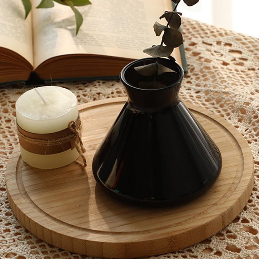 Glass Diffuser Bottles, Black Empty Reed Diffuser Bottle Fragrance Accessories - Image 4