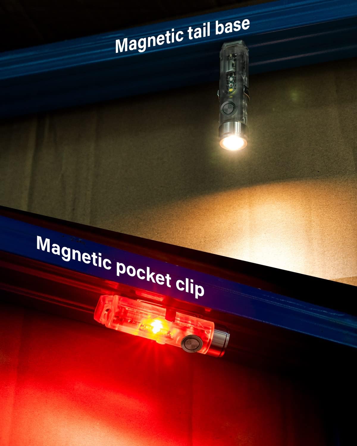 USB C Keychain Flashlights Rechargeable, 650 Lumens 6500K Cool White - Image 4