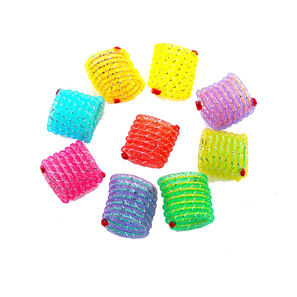 Cat Spring Toys Colorful Coil Spring Action Cat Toy Stretchable Pet Play Toy - Image 7
