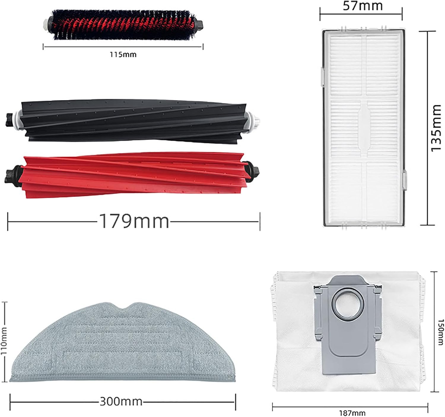 Replacement Accessories Kits for Roborock S8/S8+/S8 Pro Ultra Robot Vacuum - Image 7