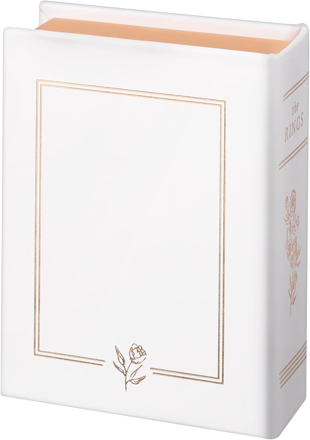 Wedding Ring Book Box, One Size, White - Image 3