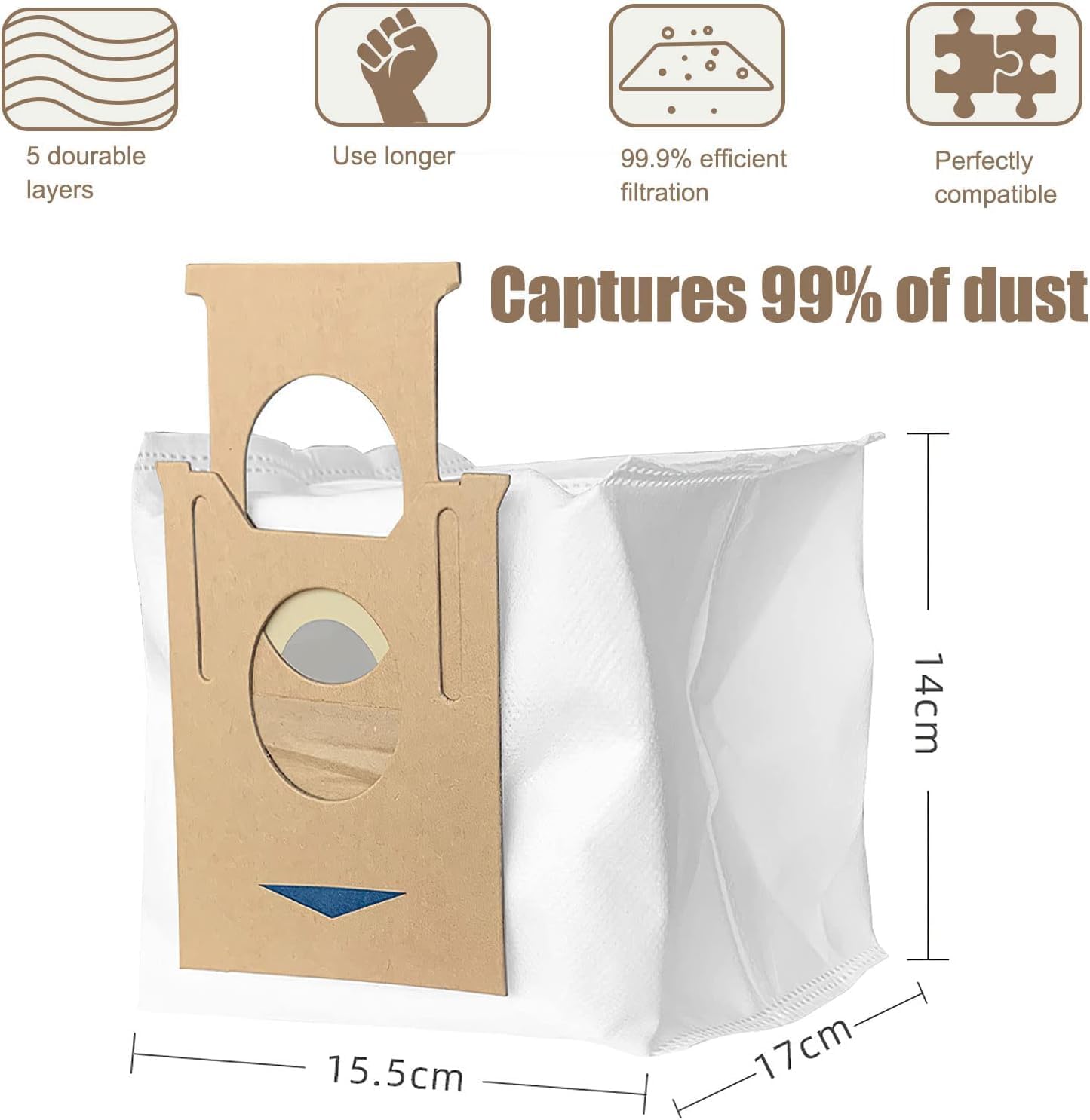 Replacement Parts for Ecovacs DEEBOT OZMO T8 AIVI T8 N8 Pro N8 Pro Plus Robot - Image 5