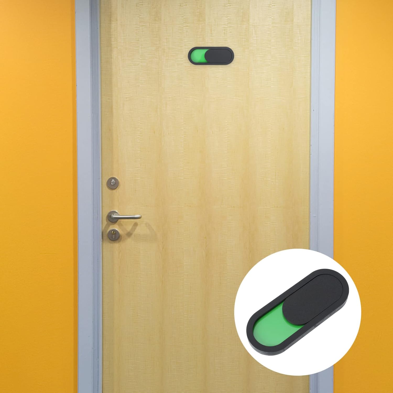 Privacy Sign, Premium Vacant Occupied Sign Slider Door Indicator Pasteable - Image 8