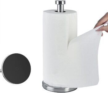 Paper Towel Holder Stand, Stainless Steel Kitchen Paper Towel Stand Holder
