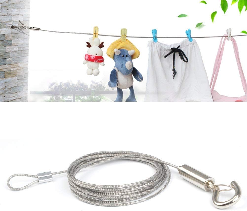 2PCS Adjustable Picture Hanging Wire Kit 2m x 1.5mm Heavy Duty Mirror Hanging - Image 7