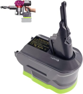 V7/V8 Battery Adapter, for Ryobi 18V ONE+ Battery Work for Dyson V7+V8 Series