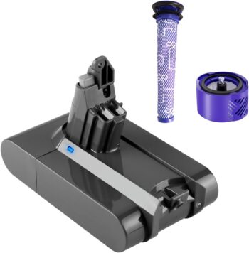 21.6V 4.6Ah for Dyson V6 Battery & Filter Kit Animal V6 Absolute Trigger SV03