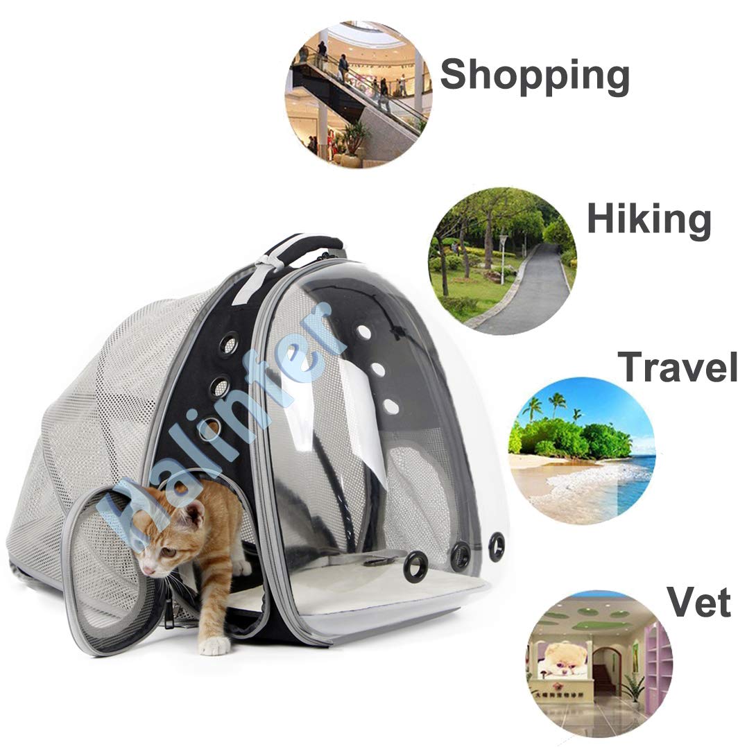 Cat Carrier Backpack, Expandable Pet Backpack for Small Dog, Space Capsule - Image 4