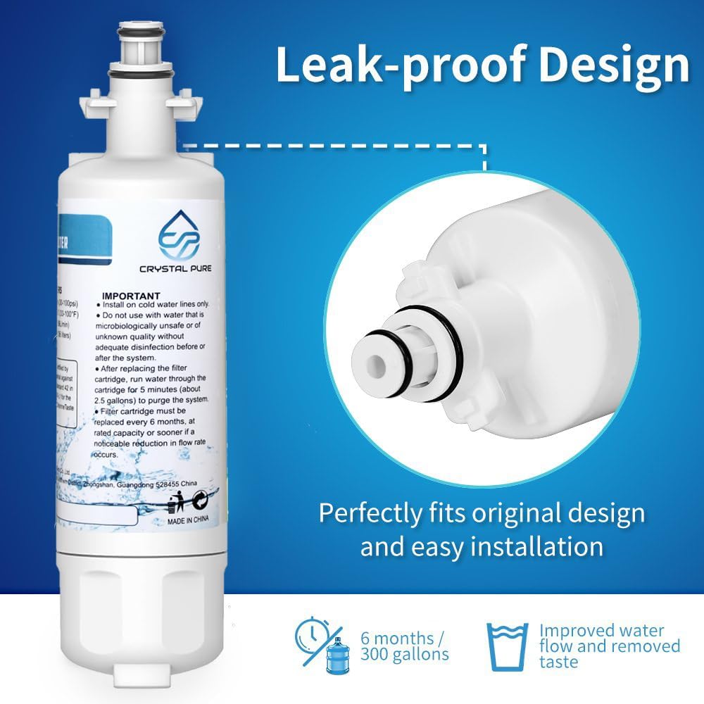 Premium Replacement Fridge Water Filter Compatible with LG LT700P, ADQ36006101 - Image 4