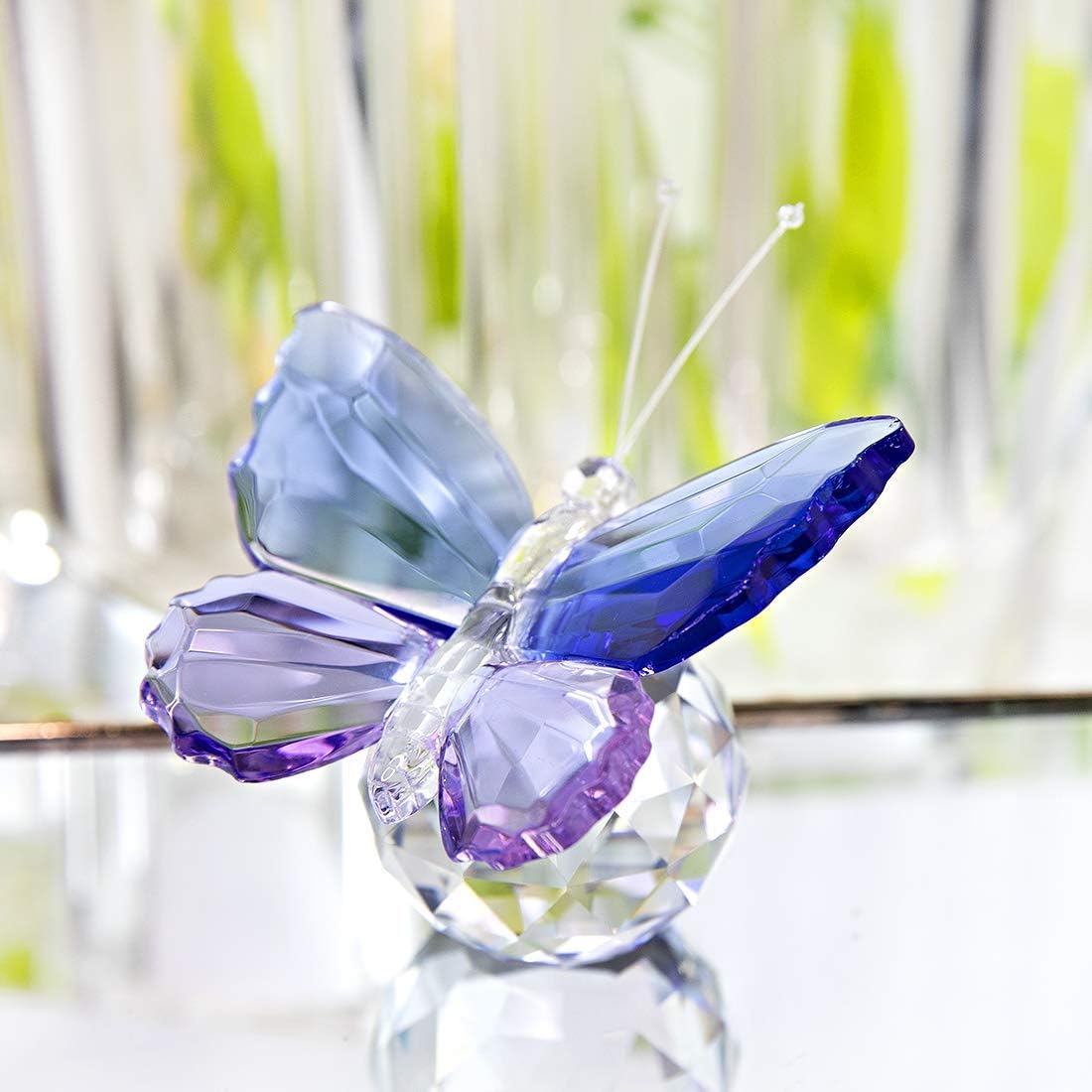 Crystal Cut Butterfly Animal Ornament Decoration for Office Table Home Bedroom - Image 8