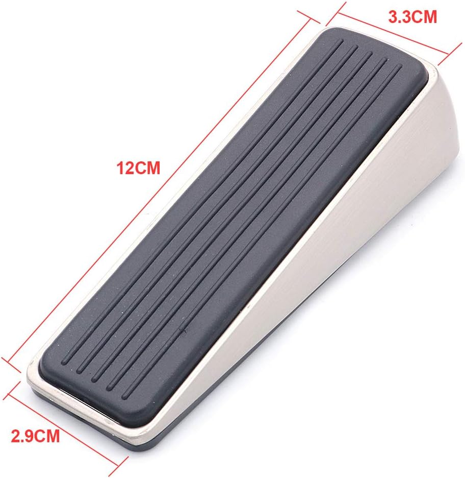 Set of 4 Door Stop, Mounting Free, Zinc Alloy Made, Door Buffers with Rubber - Image 6