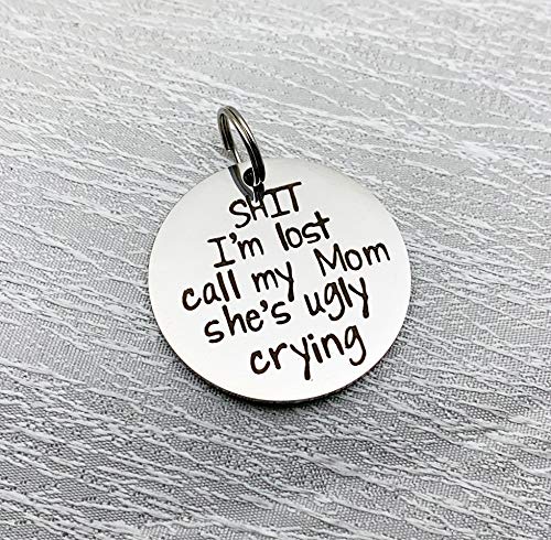 Funny Pet Tag, Funny Dog Tag, Stainless Steel Dog Cat Collar Tags, Shit I'm Lost - Image 2