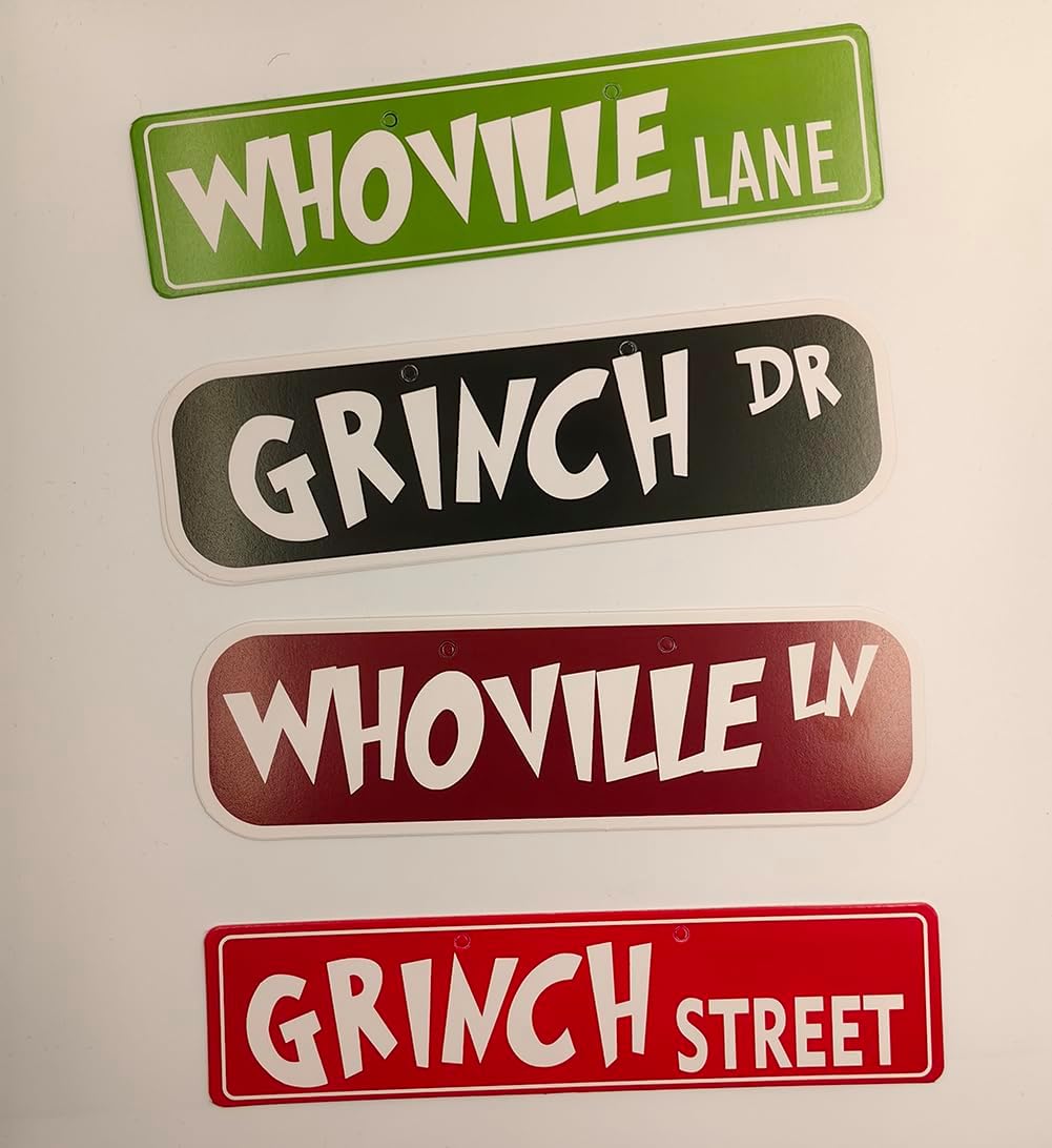 Christmas Tree Decorations, 16Pcs Grinch Christmas Ornament Paper Cards Hanging - Image 4