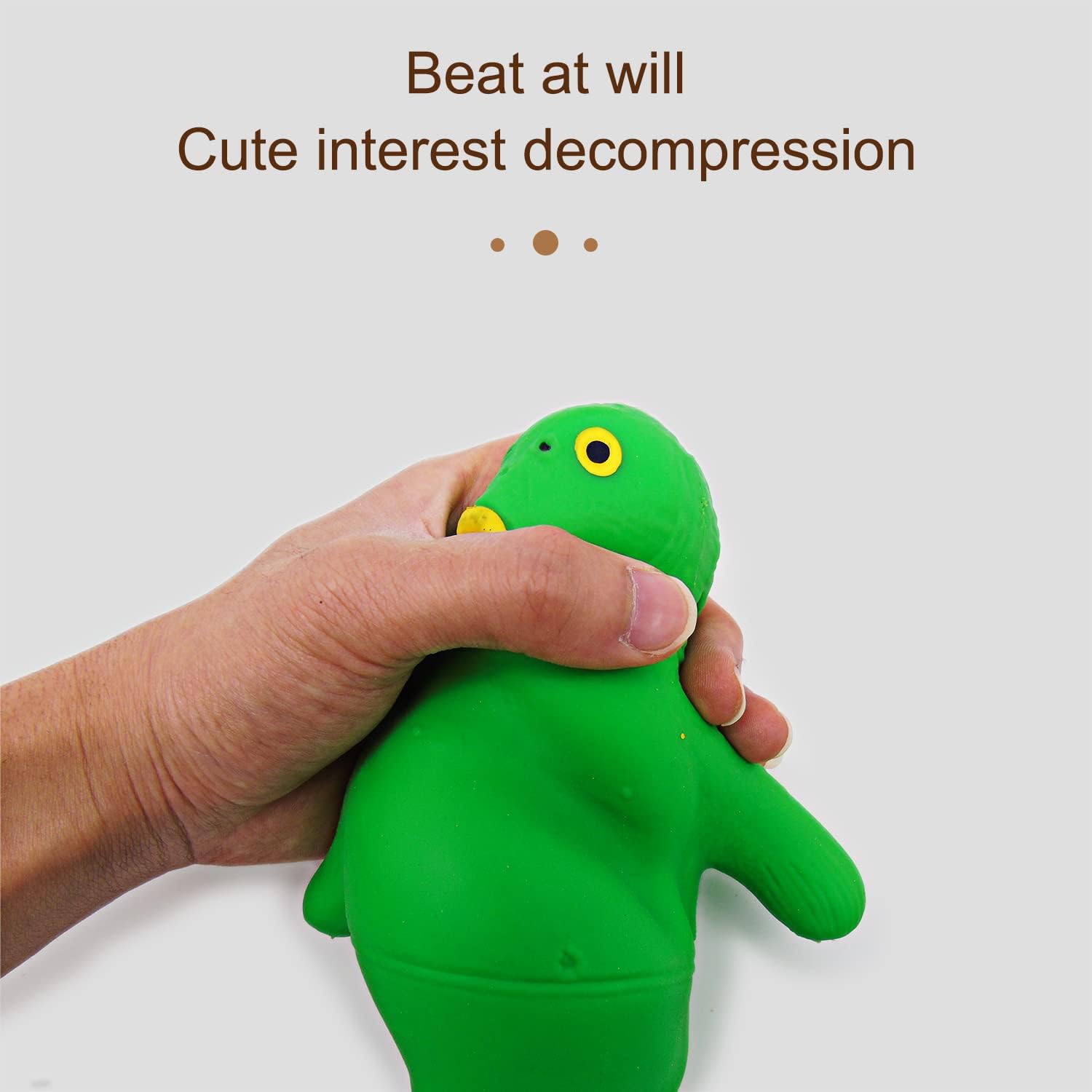 Imitating Small Fish, Baydways 14cm Green Small Fish, TPR Material, Cute Stress - Image 6