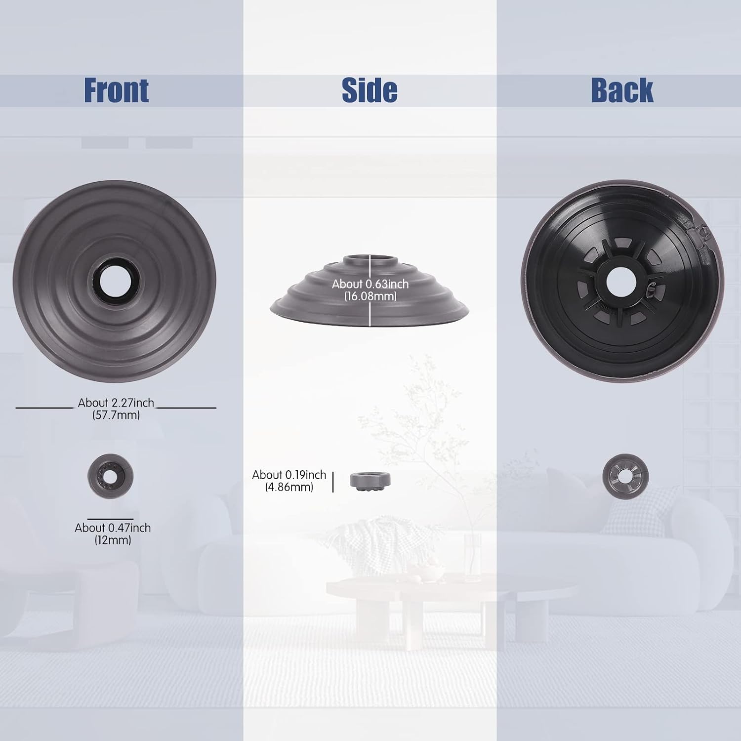 Ball Wheel Replacement for Dyson V6 V7 V8 V10 V11 V12 DC58 DC59 DC62 DC74 - Image 3