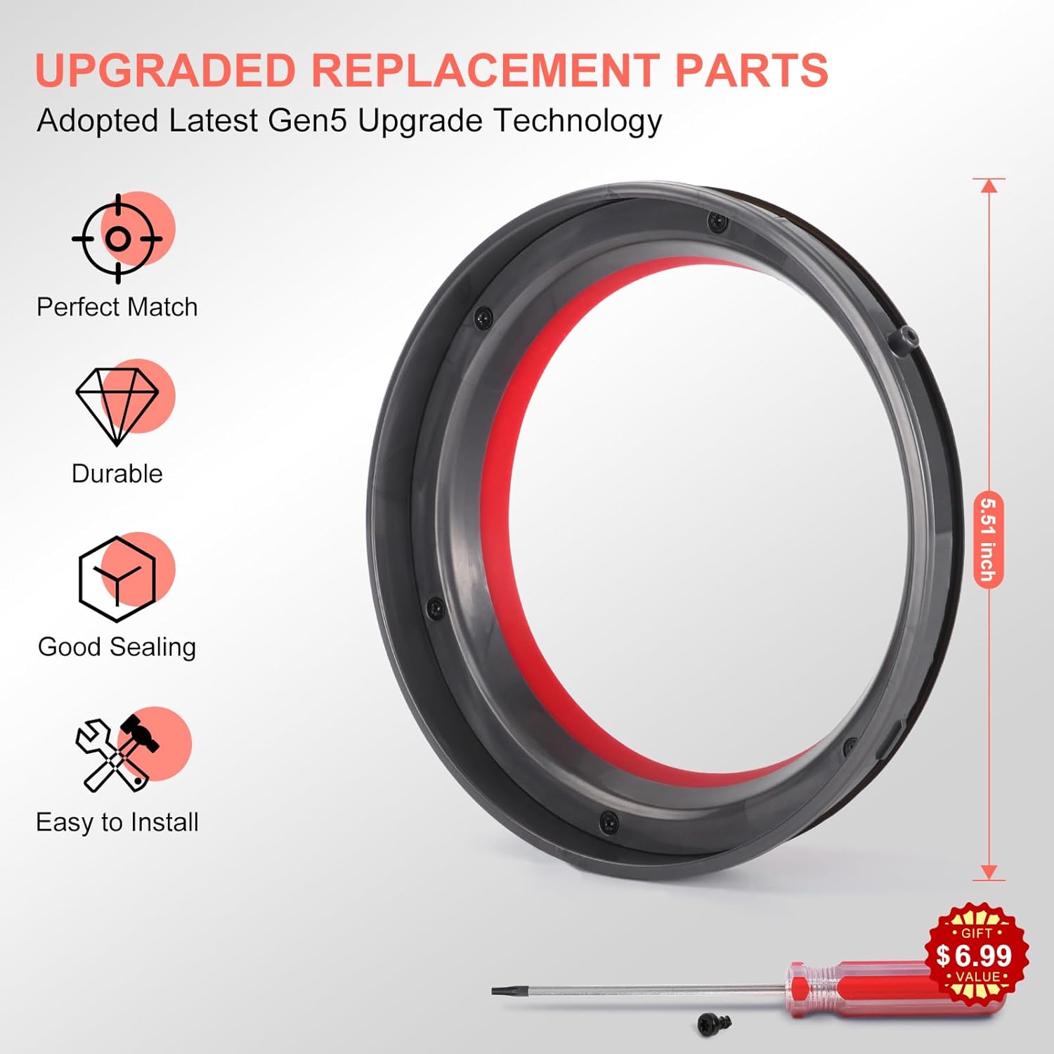 SV16 SV29 Dust Bin Sealing Ring Replacement for Dyson Outsize Canister Part - Image 5