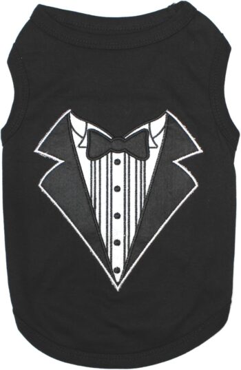 Tuxedo Dog T-Shirt, XX-Large Tuxedo 2XL