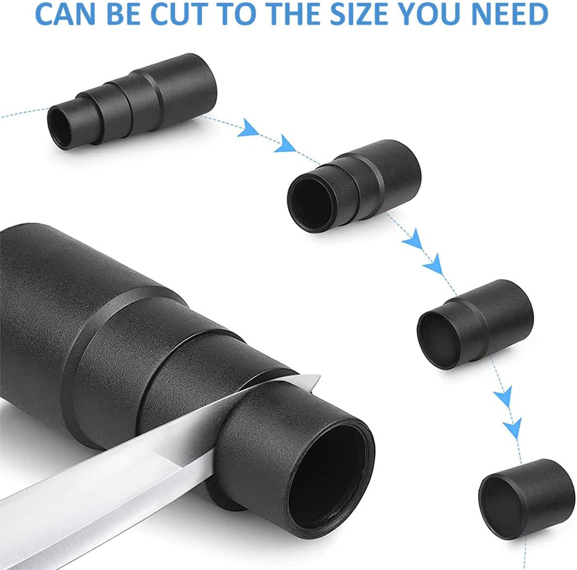 Vacuum Hose Adapter Universal Vacuum Attachment Adapter Vacuum Cleaner Dust - Image 2