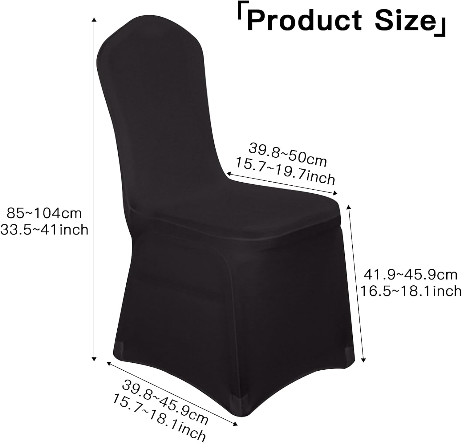1 Pcs Spandex Chair Cover, Dining Living Room Stretch Chair Slipcovers Protector - Image 2