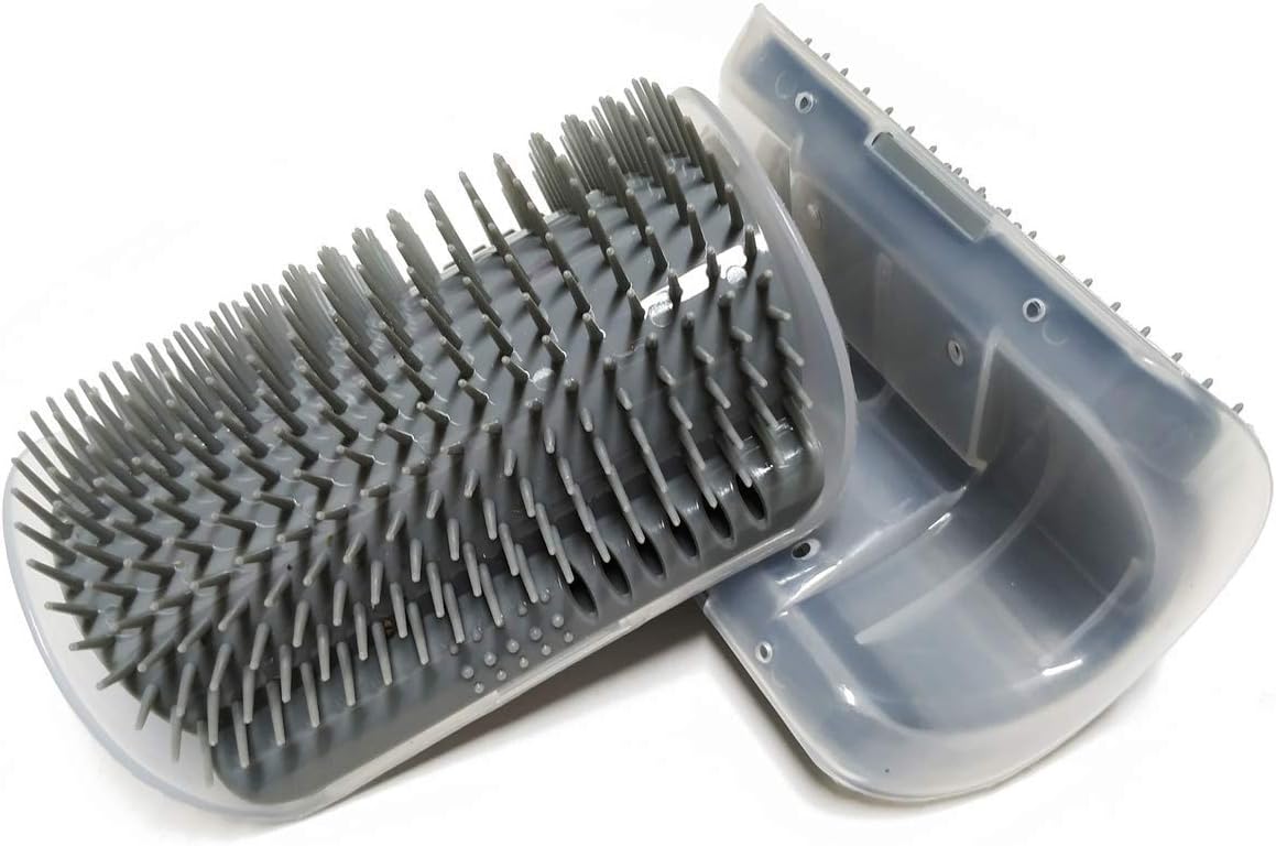 2 Pack Softer Cat Corner Self Groomer with Catnip Wall Corner Massage Comb - Image 2
