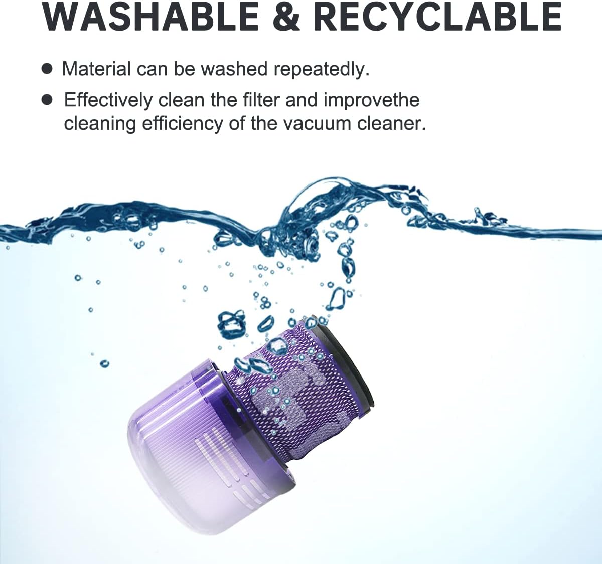 2pcs Washable Big Filter Replacements Unit for Dyson v11 filter&Sv14 Cyclone - Image 4