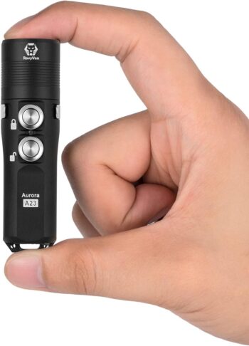 Pocket Flashlight - 1000 Lumen Bright, Rechargeable, EDC Keychain Flashlight