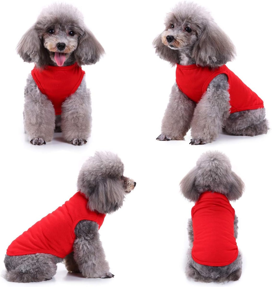 Dog Shirts Pet Clothes Blank Clothing, 3pcs Puppy Vest T-Shirts Cat Apparel - Image 5