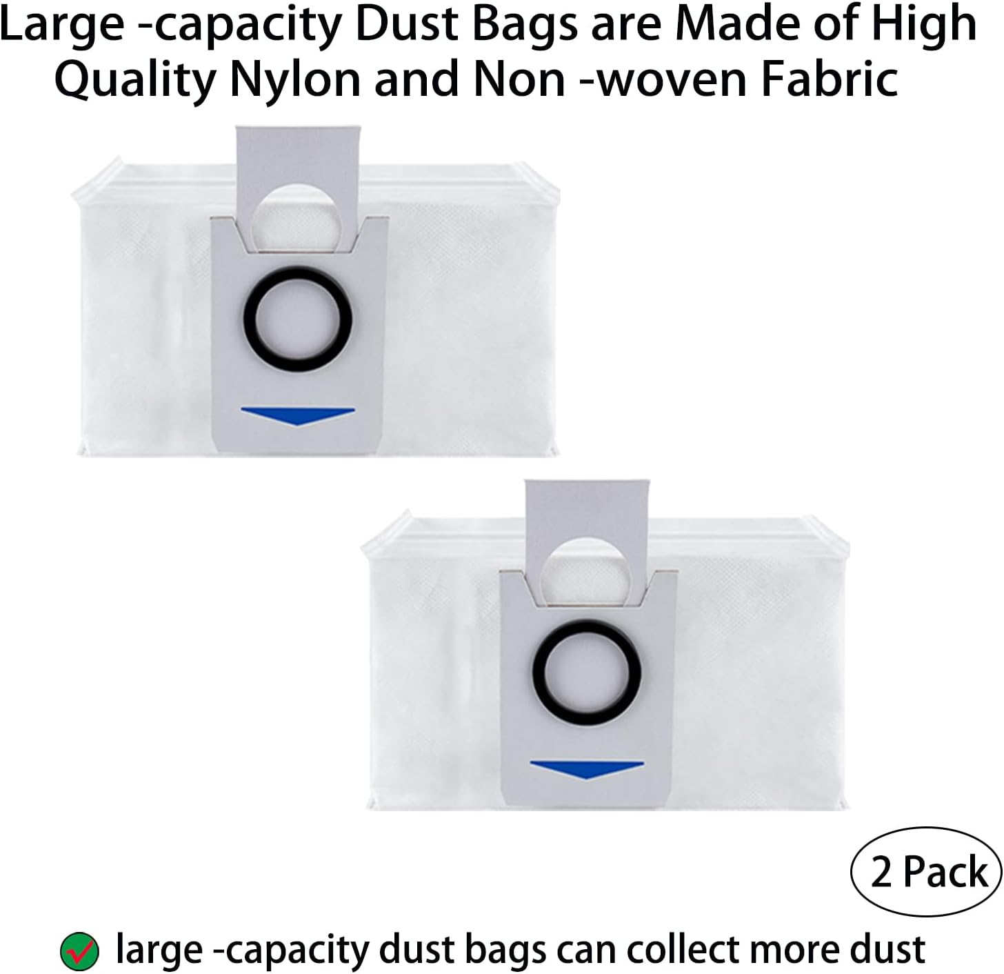 Replacement Parts for Ecovacs DEEBOT T10 Plus Robot Vacuum 1 Main Brush 4 Side - Image 7