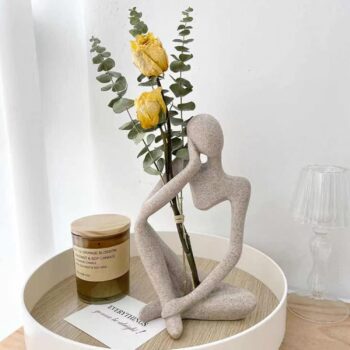 Thinker Statues and Sculptures, Sandstone Resin Thinker Statue Ornaments