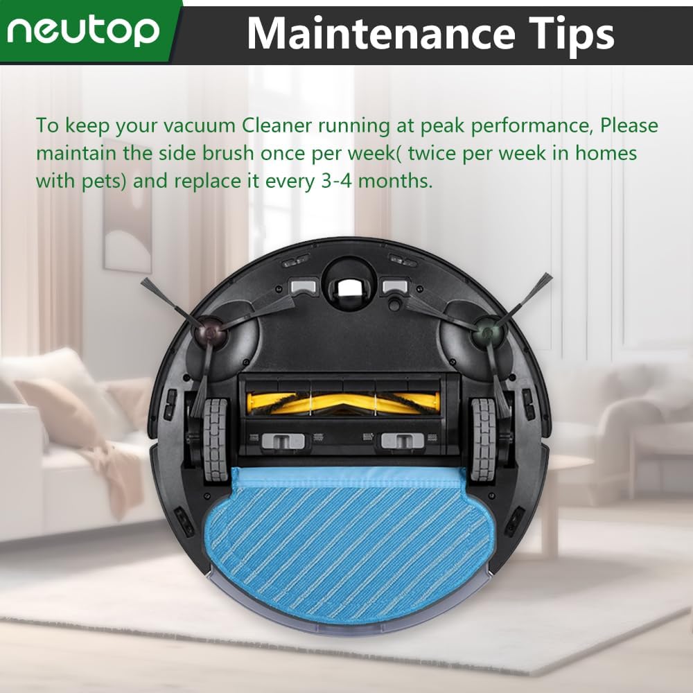 Side Brush Replacement Compatible with Ecovacs Deebot OZMO 920, 950, T5, T8, T8 - Image 6