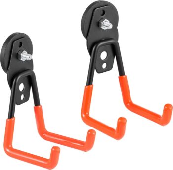 Heavy Duty Magnetic Hook,2PCS Double Hook Storage Magnetic Hooks for Hanging