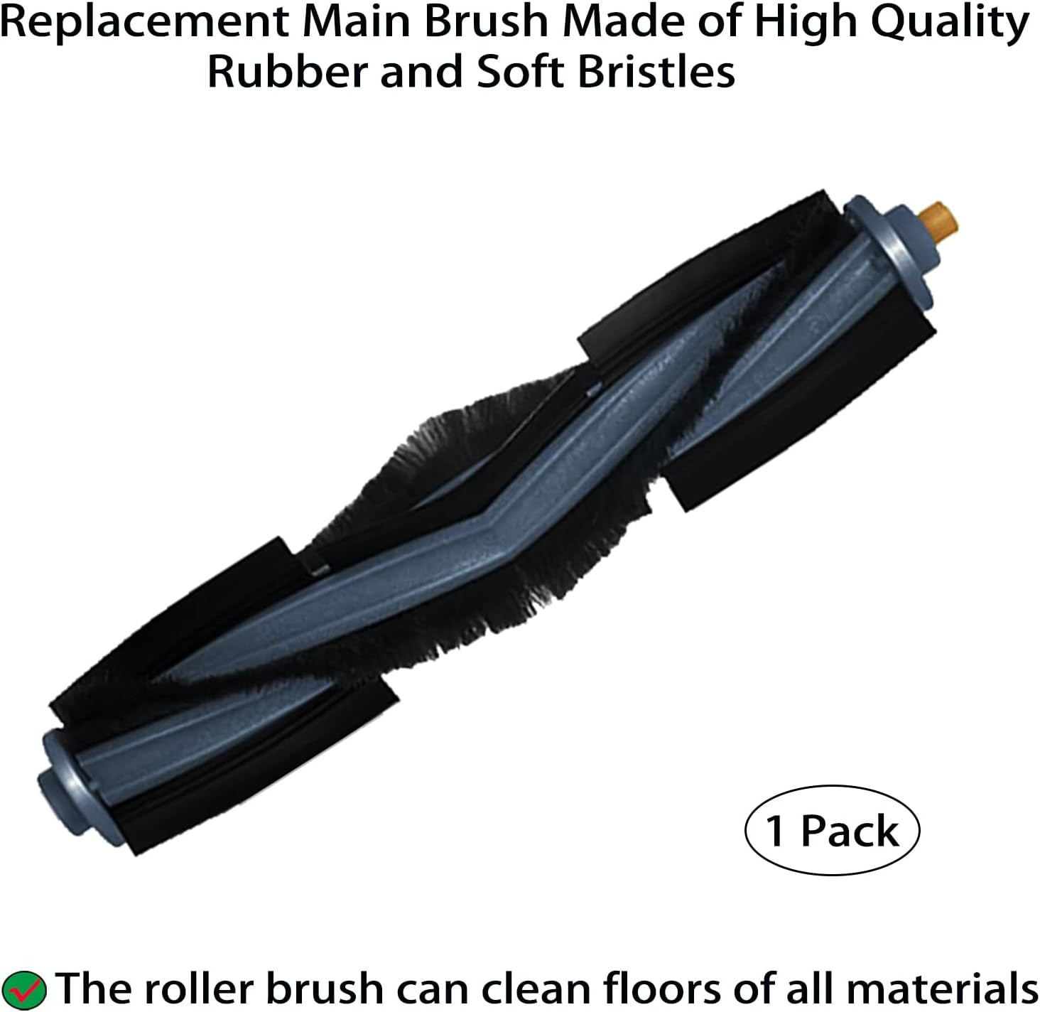 Replacement Parts for Ecovacs DEEBOT T10 Plus Robot Vacuum 1 Main Brush 4 Side - Image 3